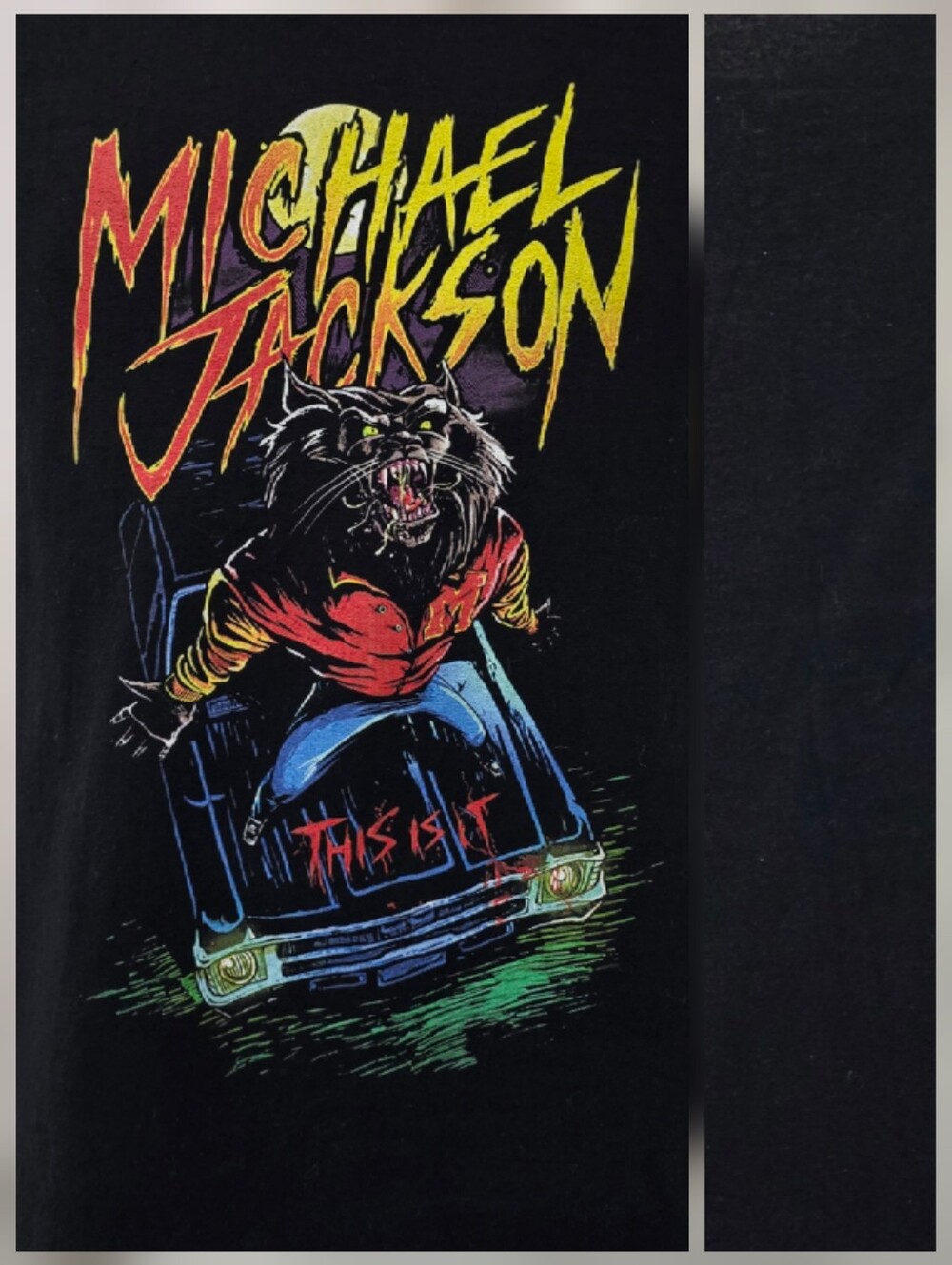 Michael Jackson Thriller 'This Is It" Short Sleeve Graphic T-Shirt Size S